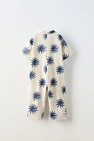 FULL LENGTH SUN PRINT JUMPSUIT