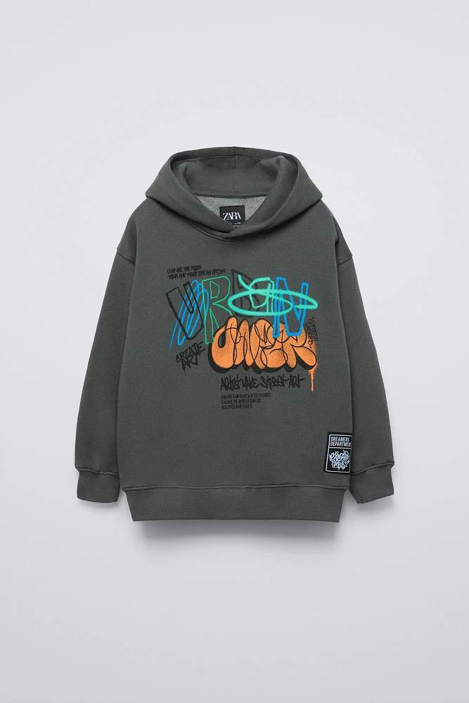 GRAFFITI HOODIE SWEATSHIRT