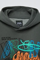 GRAFFITI HOODIE SWEATSHIRT