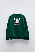 STITCH & ANGEL © DISNEY POLO SWEATSHIRT