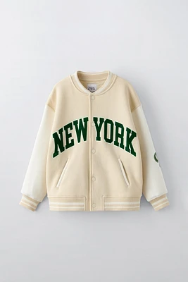 “NEW YORK” VARSITY BOMBER