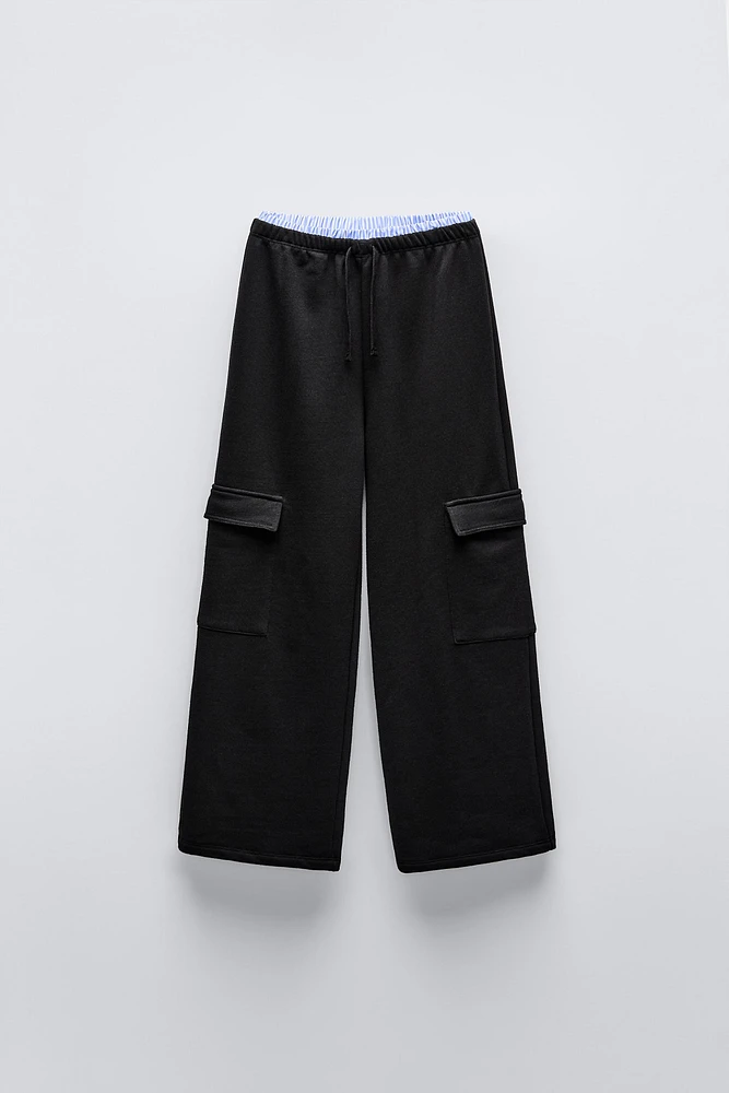 PLUSH CARGO PANTS