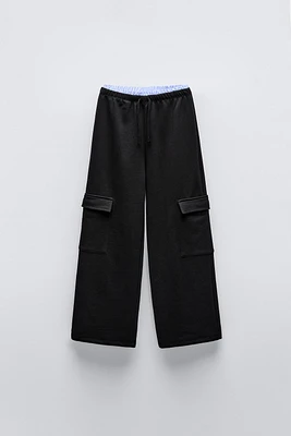 PLUSH CARGO PANTS