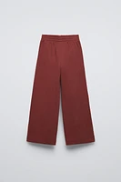 WIDE LEG CENTRAL SEAM PANTS