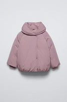 WATER REPELLENT WRAP PUFFER JACKET