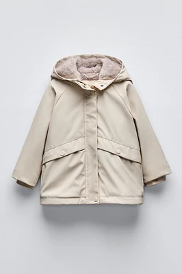 WATER REPELLENT LINED RAINCOAT