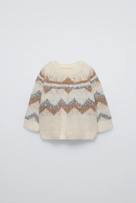 KNIT JACQUARD SWEATER