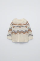 KNIT JACQUARD SWEATER