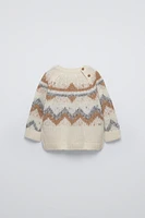 KNIT JACQUARD SWEATER