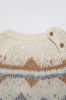 KNIT JACQUARD SWEATER