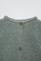 KNIT MOSS STITCH 2 1 CARDIGAN