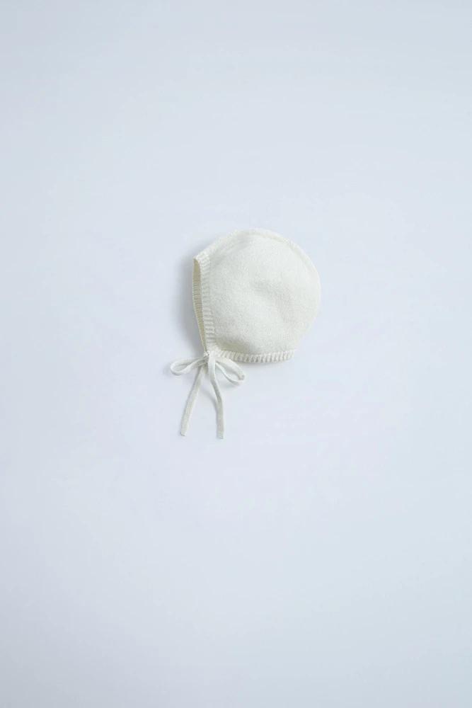 100% CASHMERE BONNET