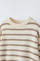 STRIPED KNIT SWEATER