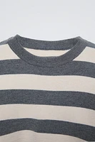 STRIPED KNIT SWEATER