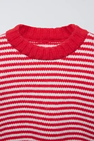 STRIPED KNIT SWEATER