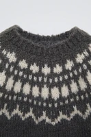 JACQUARD KNIT SWEATER