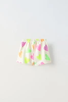 BASIC PRINT SHORTS