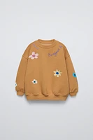 EMBROIDERED SWEATSHIRT