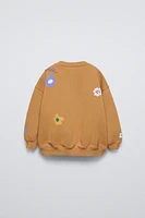 EMBROIDERED SWEATSHIRT