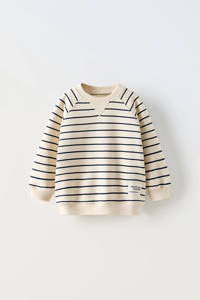 STRIPED SWEATSHIRT