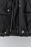 WATER REPELLENT PUFFER JACKET WITH HOOD