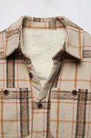 PLAID FLEECE OVERSHIRT