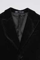 VELVET SUIT JACKET