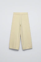 PLAIN LINEN CULOTTES