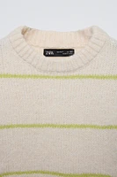 THIN STRIPE KNIT SWEATER