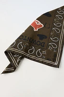 PRINTED BANDANA