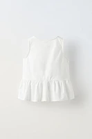 RUFFLED BOW TOP