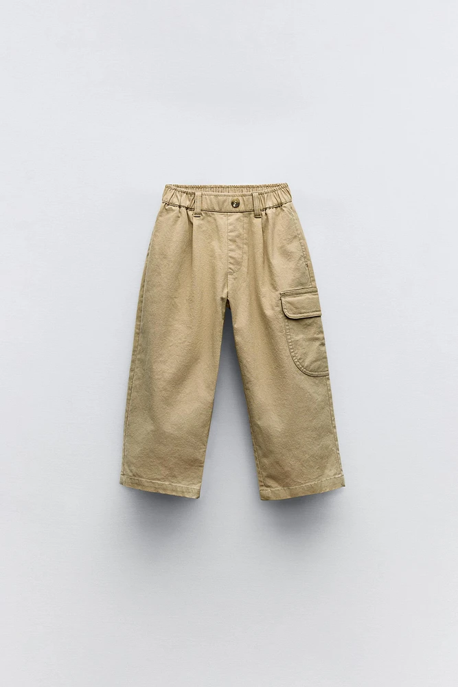 BALLOON FIT POCKET PANTS