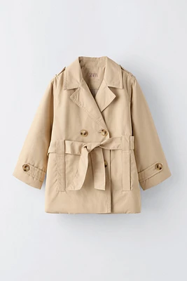 BELTED TRENCH COAT