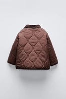 CORDUROY COLLAR PADDED JACKET