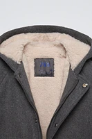 FLEECE DUFFEL COAT