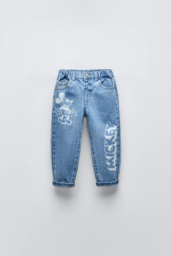 MICKEY MOUSE © DISNEY STRAIGHT-CUT JEANS