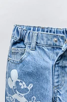 MICKEY MOUSE © DISNEY STRAIGHT-CUT JEANS