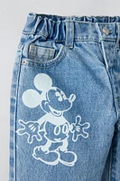 MICKEY MOUSE © DISNEY STRAIGHT-CUT JEANS