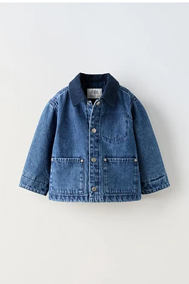 PADDED DENIM JACKET