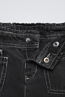 JEANS WITH TOPSTITCHING