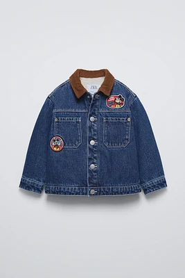 FLEECE-LINED MICKEY MOUSE ©DISNEY DENIM JACKET