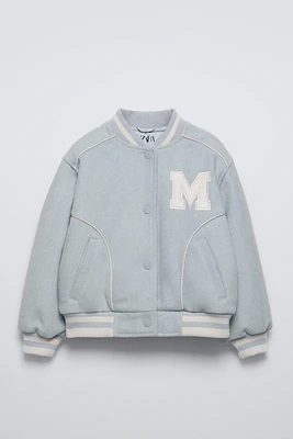 VARSITY QUILTED BOMBER