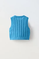 CROCHET KNIT TOP