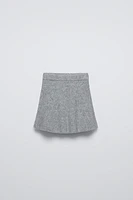 SOFT TOUCH RIBBED KNIT SKIRT