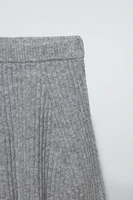 SOFT TOUCH RIBBED KNIT SKIRT