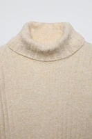 SOFT FEEL RIB SWEATER