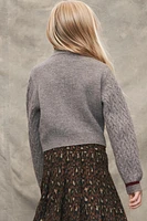 WOOL AND CASHMERE BLEND KNIT SWEATER LIMITED EDITION