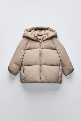 WATER REPELLENT DOWN PUFFER COAT