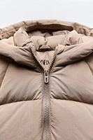 WATER REPELLENT DOWN PUFFER COAT