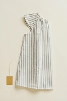 TIMELESZ - STRIPED DRAWSTRING DRESS